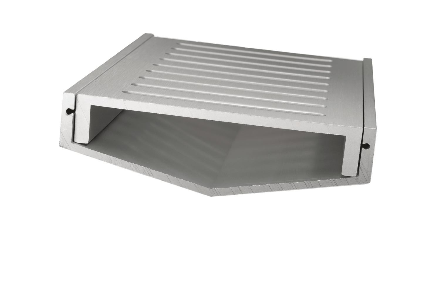Slotted Top Linear Drain - Brushed Nickel