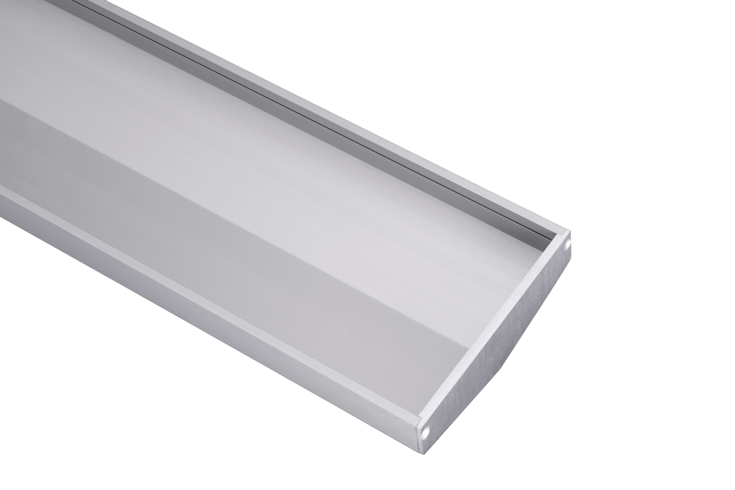 Slotted Top Linear Drain - Brushed Nickel