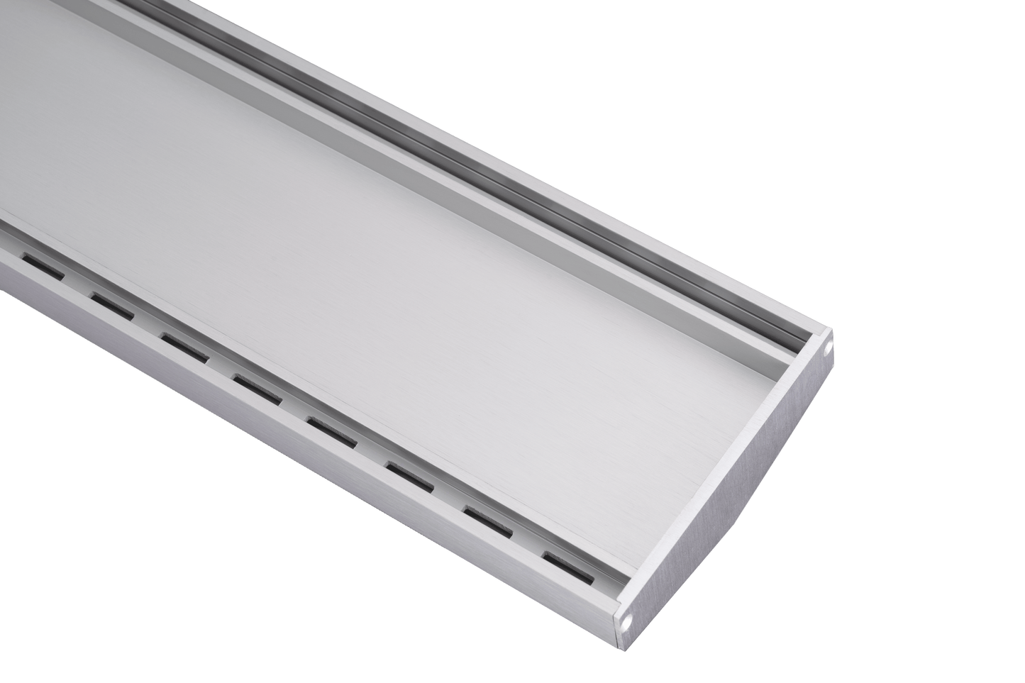 Tile Insert Top Linear Drain - Brushed Nickel