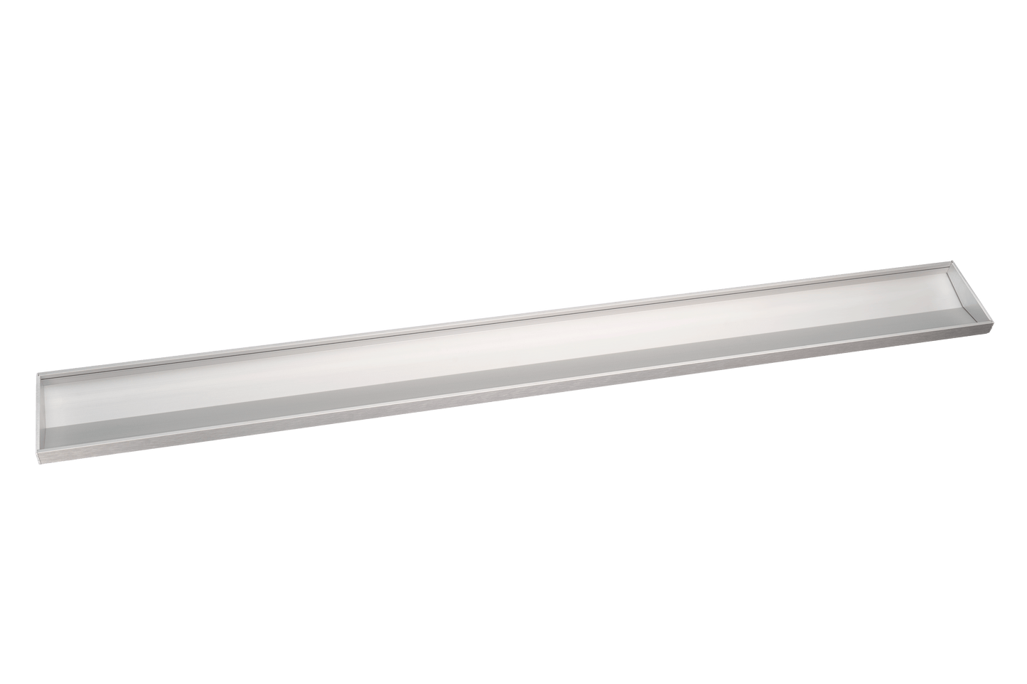 Slotted Top Linear Drain - Brushed Nickel
