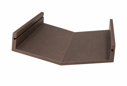 Slotted Top Linear Drain - Brushed Dark Bronze
