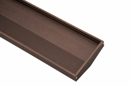 Tile Insert Top Linear Drain - Brushed Dark Bronze
