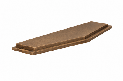 Slotted Top Linear Drain - Brushed Light Bronze