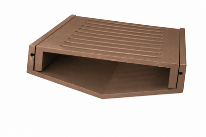 Slotted Top Linear Drain - Brushed Light Bronze