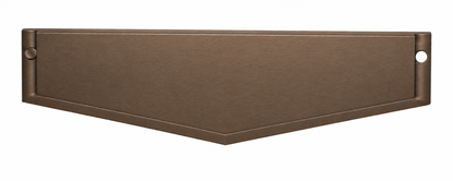 Slotted Top Linear Drain - Brushed Light Bronze