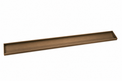 Tile Insert Top Linear Drain - Brushed Light Bronze