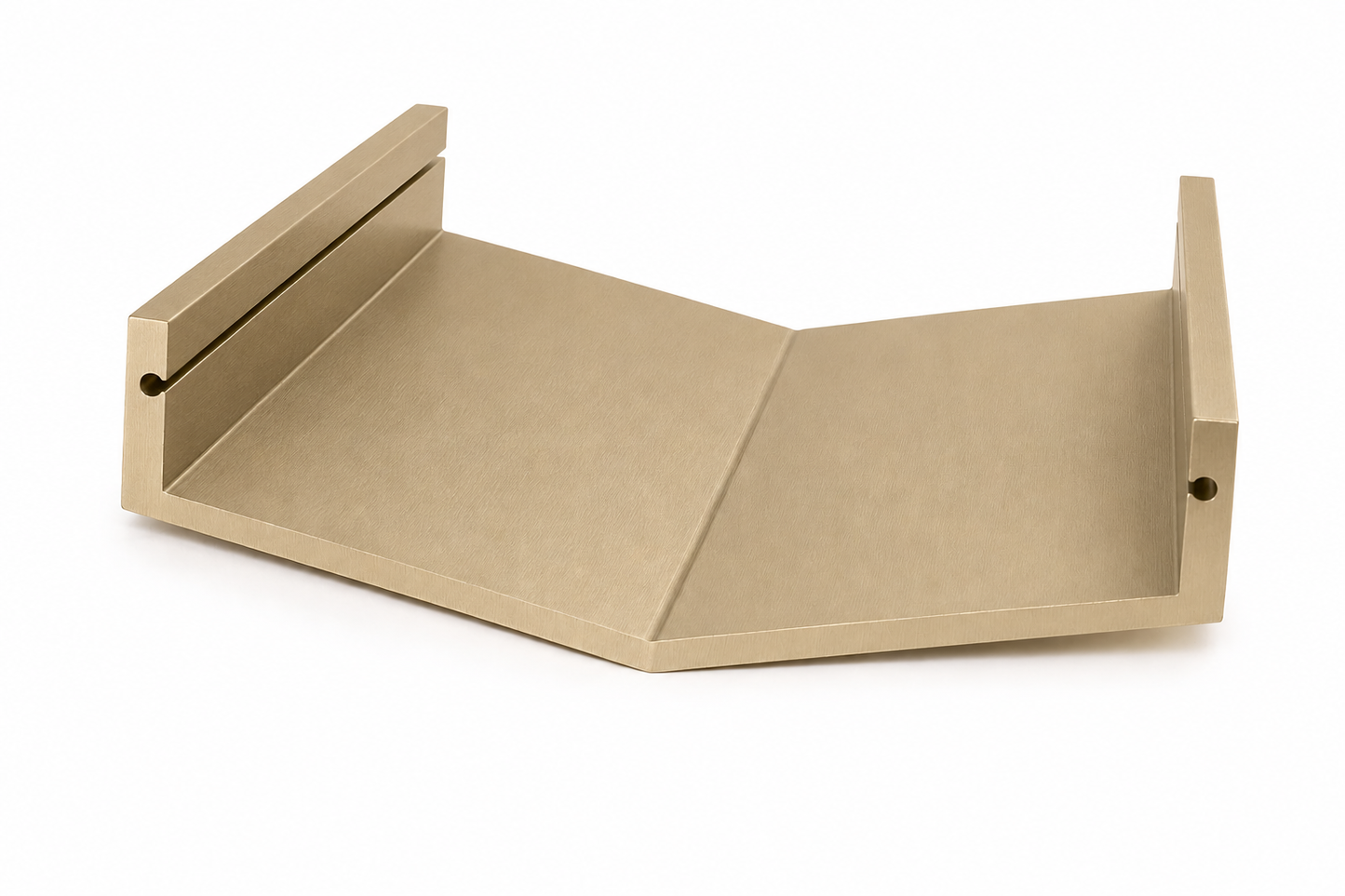 Slotted Top Linear Drain - Brushed Champaign Gold