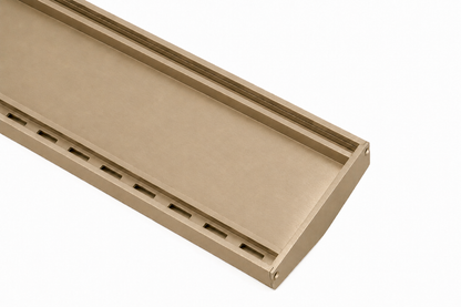 Tile Insert Top Linear Drain - Brushed Champaign Gold