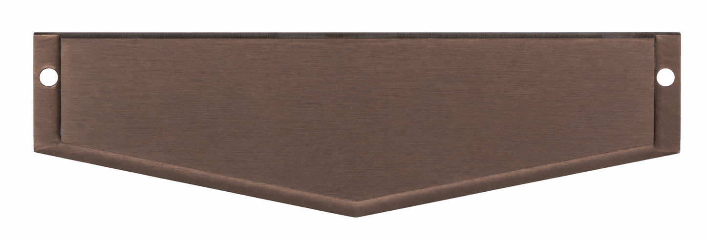 Tile Insert Top Linear Drain - Brushed Dark Bronze